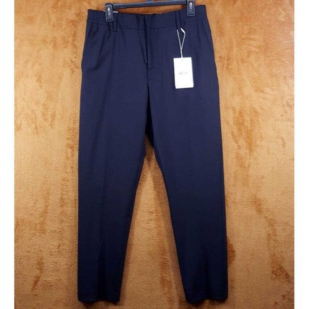 NN07 Men's Navy Pants - Classic Tailored Trousers Golf